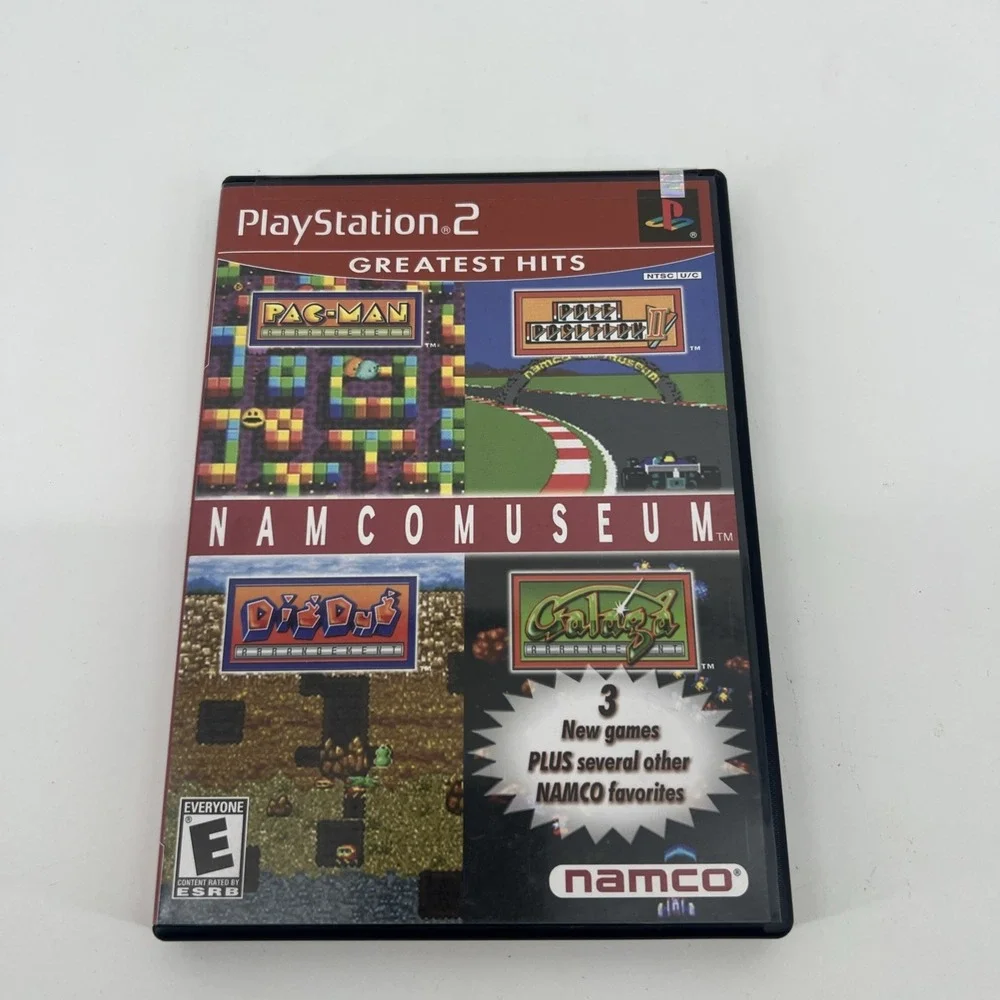 Namco Museum - PS2 PlayStation 2 - Complete w/ Manual Greatest Hits Tested